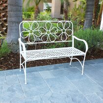 White iron online bench